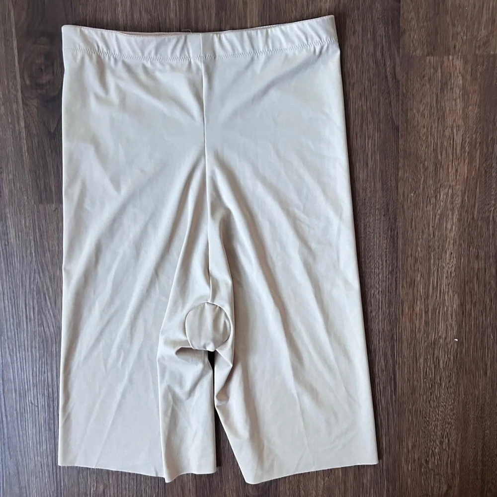 WACOAL Nude High Waist Mid-Thigh Shapewear Shorts Slimming Control Size XXL